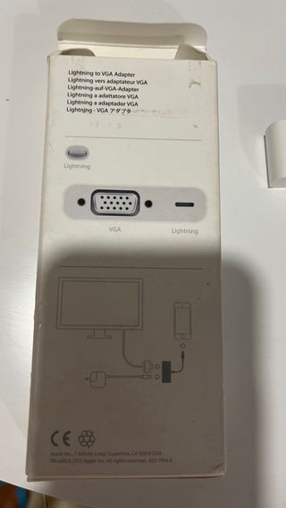 Adaptador Lightning a VGA Apple