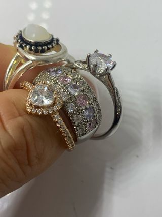 Lote 4 Anillos Mujer