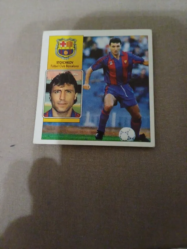 Cromo Hristo Stoichkov FC Barcelona Liga Este
