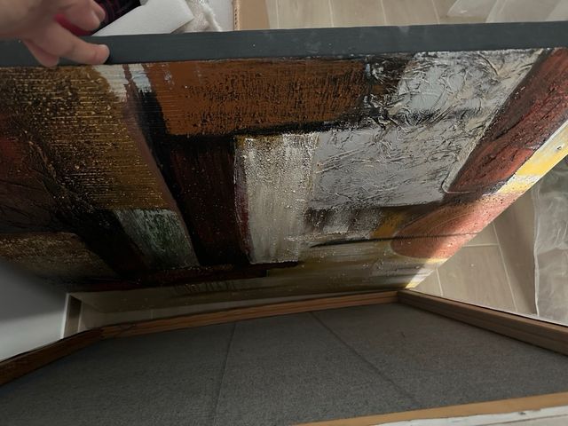 Cuadro Torre Eiffel Beige/Marrón