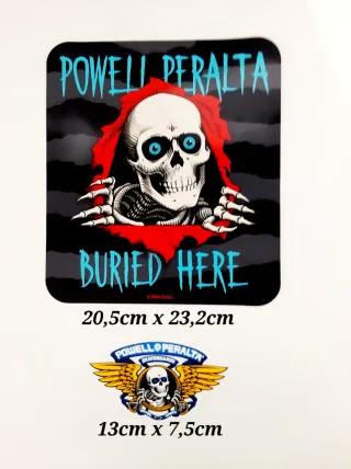 2 Pegatinas Powell Peralta