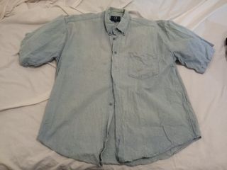 Camisa Polo Cuadros Hombre Azul