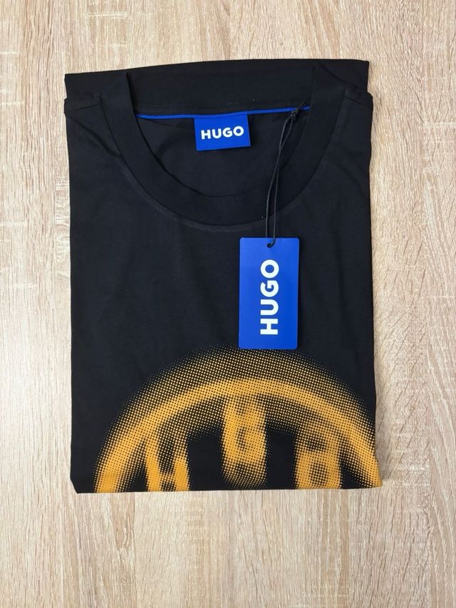 Hugo  Nalax , camiseta estampada- black Talla XL