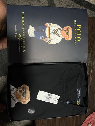Sudadera Polo Ralph Lauren Oso Negra Talla XL