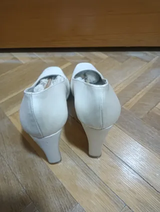 Zapatos de boda de raso