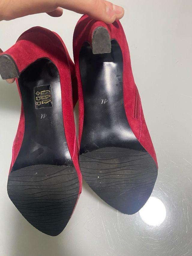 Botines rojos piel Daniela shoes