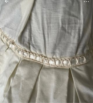 Can Can Fallera Niña Beige para niña de tres años