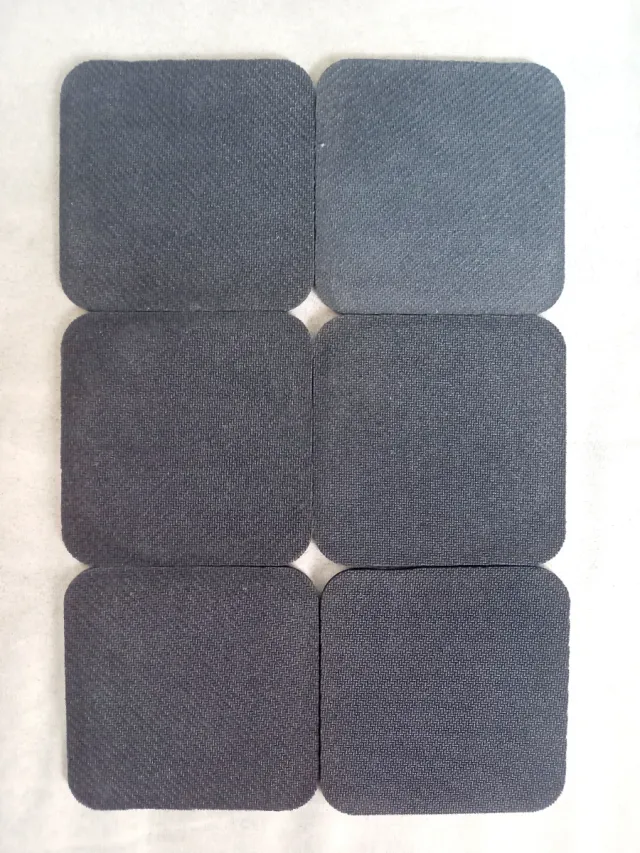 U2 Lote 6 Posavasos Tela Goma Merchandising Música