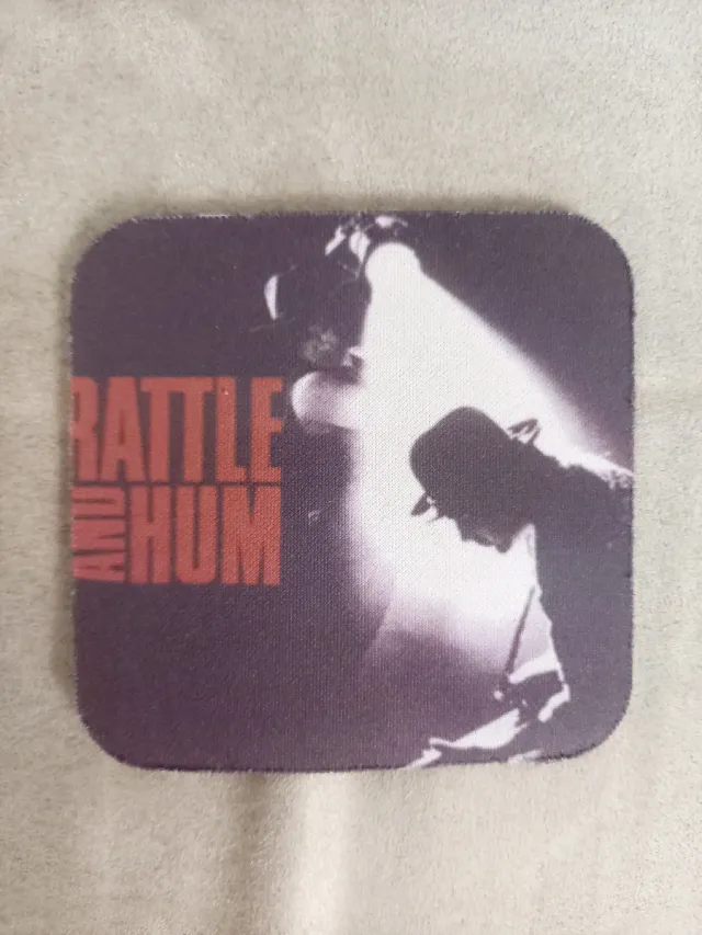 U2 Lote 6 Posavasos Tela Goma Merchandising Música