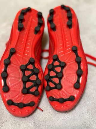 Botas de fútbol rojas PREDATOR Tacos T.35