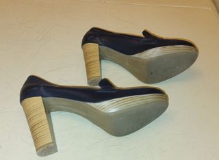 Mocasines tacon de piel nuevos