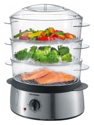 Vaporera Severin 3 Niveles, Cocedor de Vapor