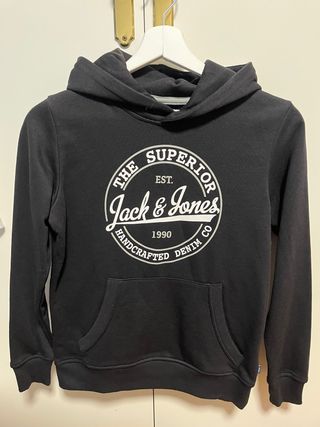 Sudadera Jack & Jones Negra y Blanca
