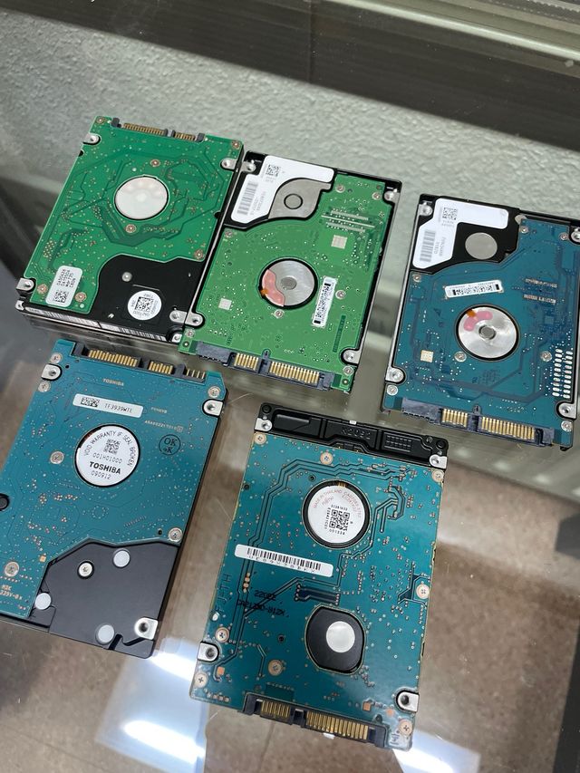 Lote 5 Discos Duros 2.5 (HDD)