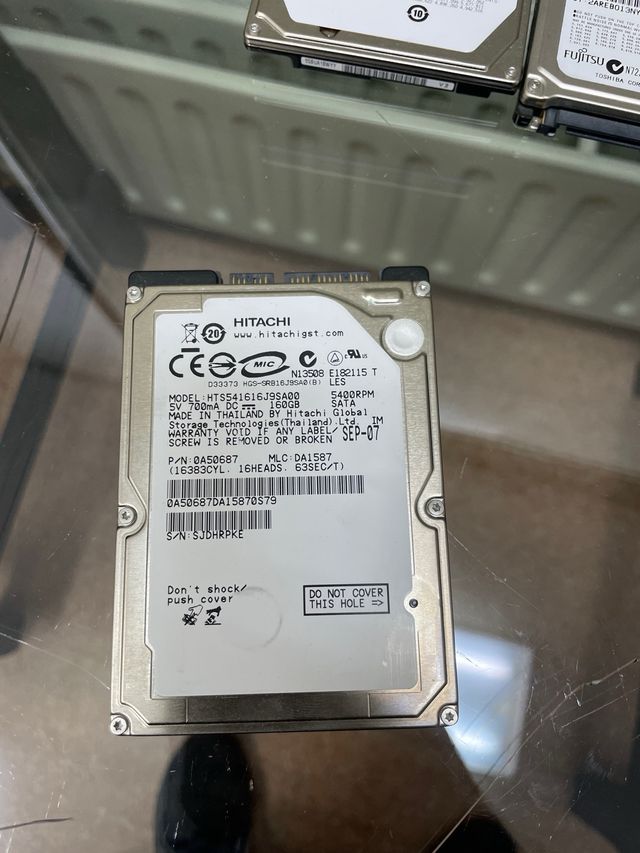 Lote 5 Discos Duros 2.5 (HDD)