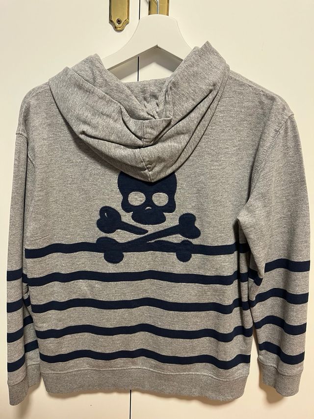 Sudadera Scalpers Gris y Azul