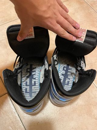 Jordan 1 High Scarpe Rosse Bianche