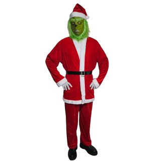 Disfraz El Grinch Talla XXL Traje Navideño