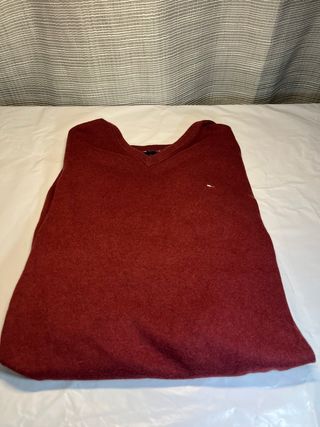 Jersey Tommy Hilfiger Rojo V-Neck