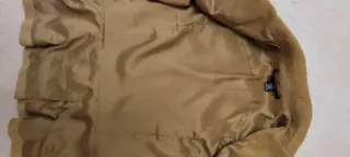 Chaqueta Zara Pana Tostada Entallada