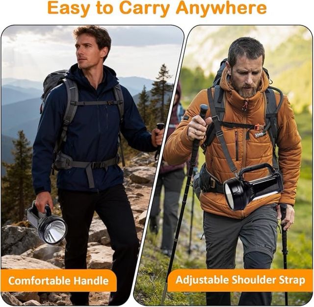 Linterna Solar LED Recargable SIN ESTRENAR