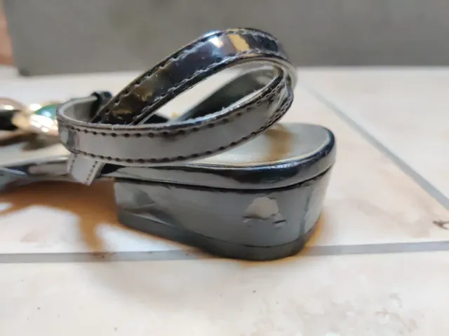 Sandali Chedivé Nere con Decorazioni