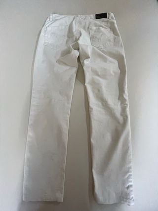 Pantaloni in denim bianco