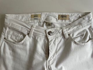 Pantaloni in denim bianco