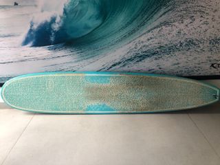 Longboard 9'0 + quillas + leash