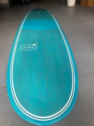 Longboard 9'0 + quillas + leash