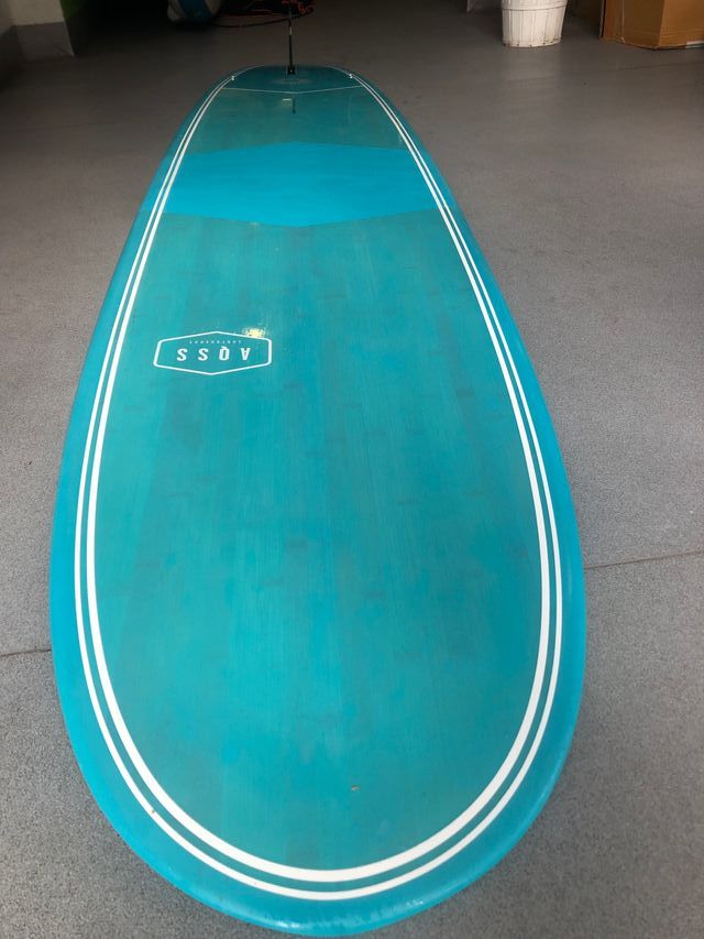 Longboard 9'0 + quillas + leash