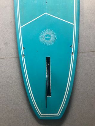 Longboard 9'0 + quillas + leash