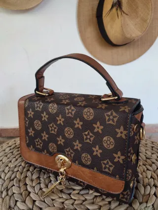 Bolso de mano con estampado