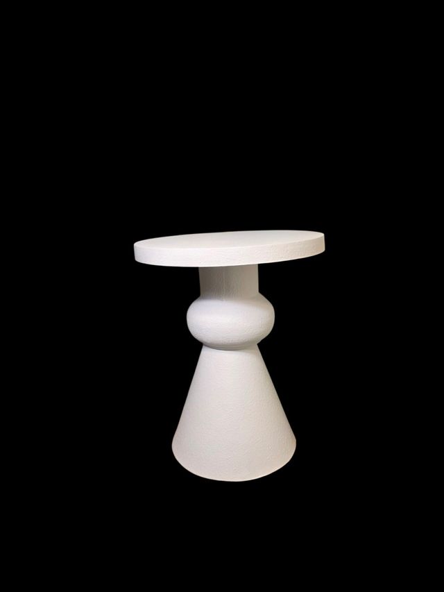 Mesa auxiliar redonda Cefrirku 40x40x49