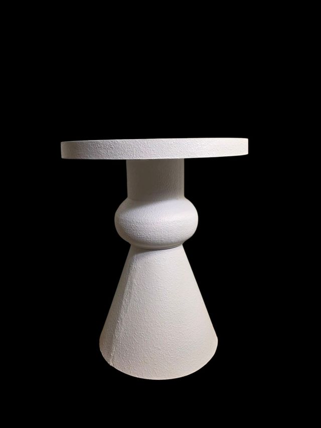 Mesa auxiliar redonda Cefrirku 40x40x49