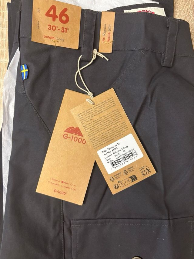Pantalones Fjällräven Keb Talla 46 Negro