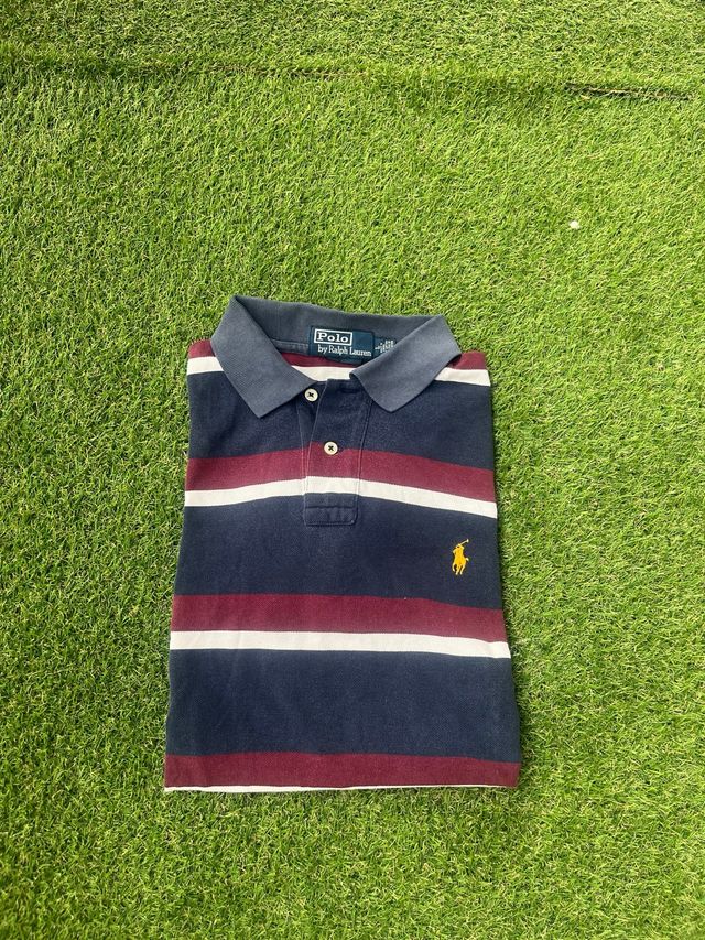 Polo Ralph Lauren Camiseta Rayas Azul/Rojo