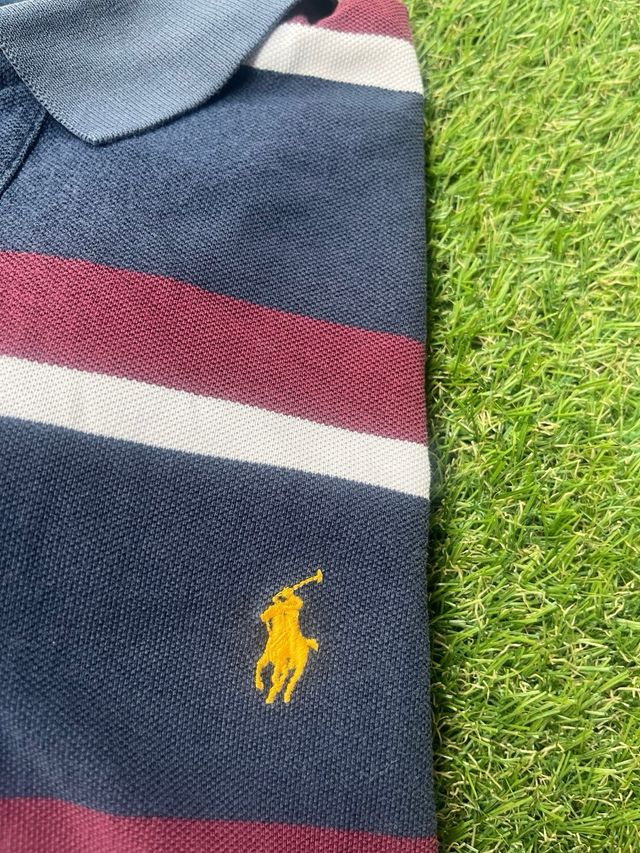 Polo Ralph Lauren Camiseta Rayas Azul/Rojo