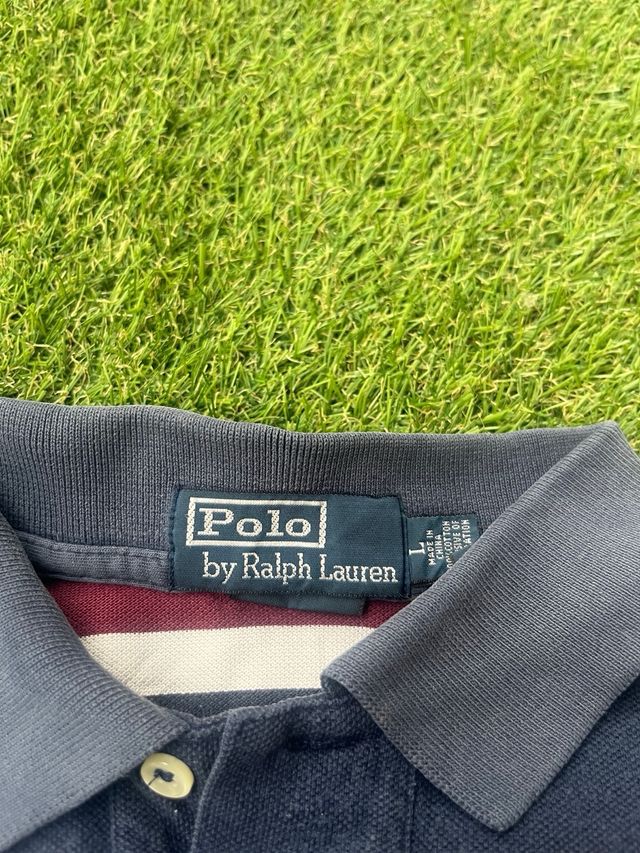 Polo Ralph Lauren Camiseta Rayas Azul/Rojo