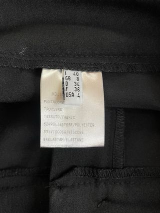 Pantaloni eleganti neri a gamba larga