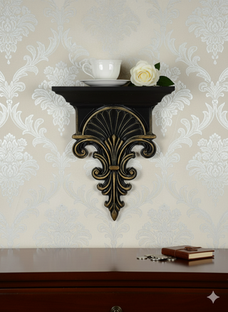 Prateleira Gótica Barroca Pintada à Mão