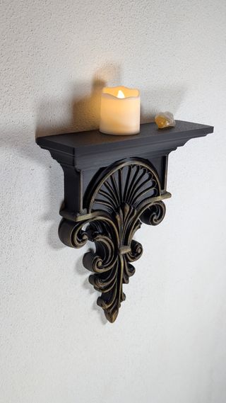 Prateleira Gótica Barroca Pintada à Mão