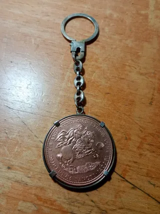 Llavero Plata Moneda Conmemorativa