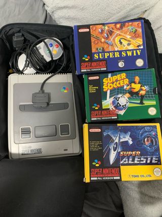 Super Nintendo + 3 juegos