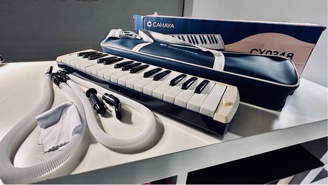 Melódica CAHAYA 32 Teclas Azul