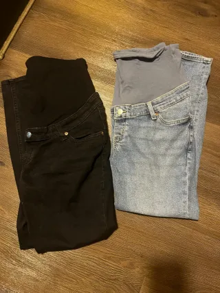 Pantalones Vaqueros premamá H&M Talla S