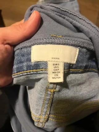 Pantalones Vaqueros premamá H&M Talla S