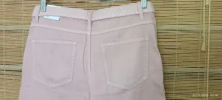 Pantalón vaquero rosa Mango Talla M