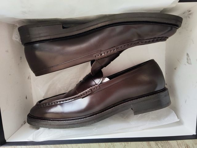 Mocasines Massimo Dutti Piel Marrones