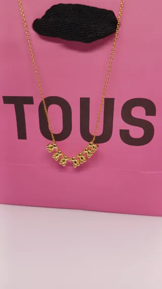 Collar Tous Dorado Bolitas